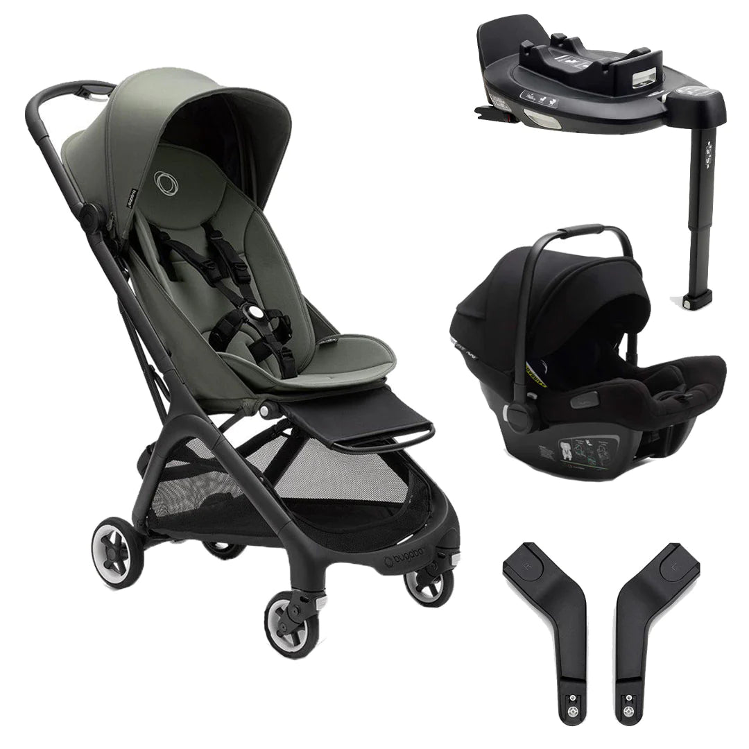 Bugaboo Butterfly + Turtle Air Travel System - Black / Stormy Blue / Grey –  Traveling Tikes