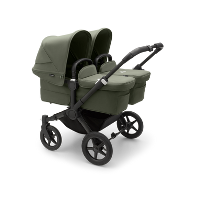 Bugaboo Donkey 5 Twin + Cloud T Travel System- Forest Green