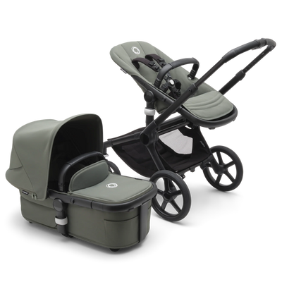 Bugaboo Fox 5 Forest Green, Cloud T + Base T Travel System