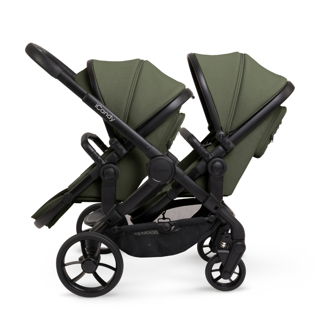 iCandy Peach 7 Pushchair + Carrycot - Double- Ivy