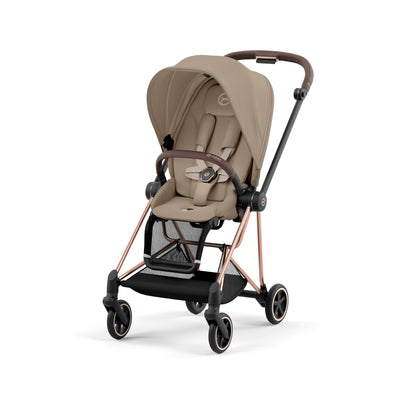 Cybex Mios in the new Cozy Beige colour with rose gold frame 