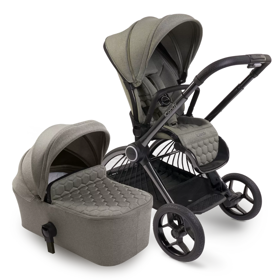 iCandy Core Pushchair + Carrycot- Light Moss