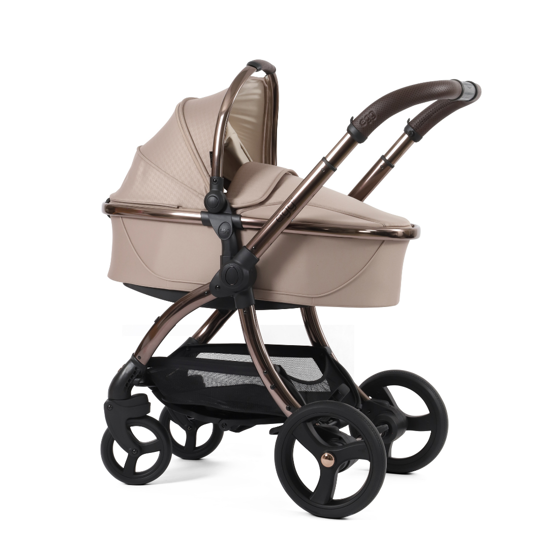 Egg3, Cybex Cloud T + Base T Travel System- Houndstooth Almond