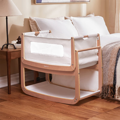 SnuzPod 4 Bedside Crib- Natural