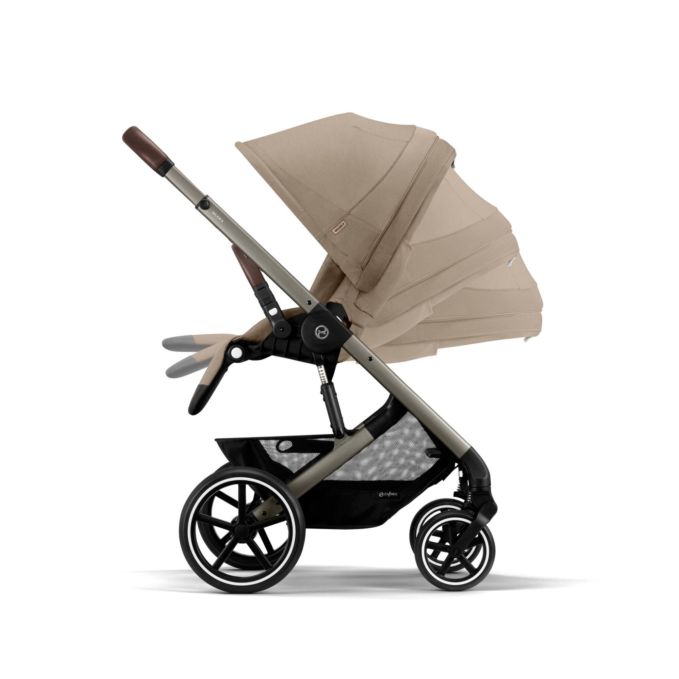 Cybex Balios S Lux Luxury Travel System- Almond Beige + Taupe