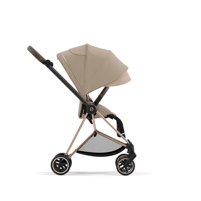 cybex mios cozy beige new colour with extended sun canopy 