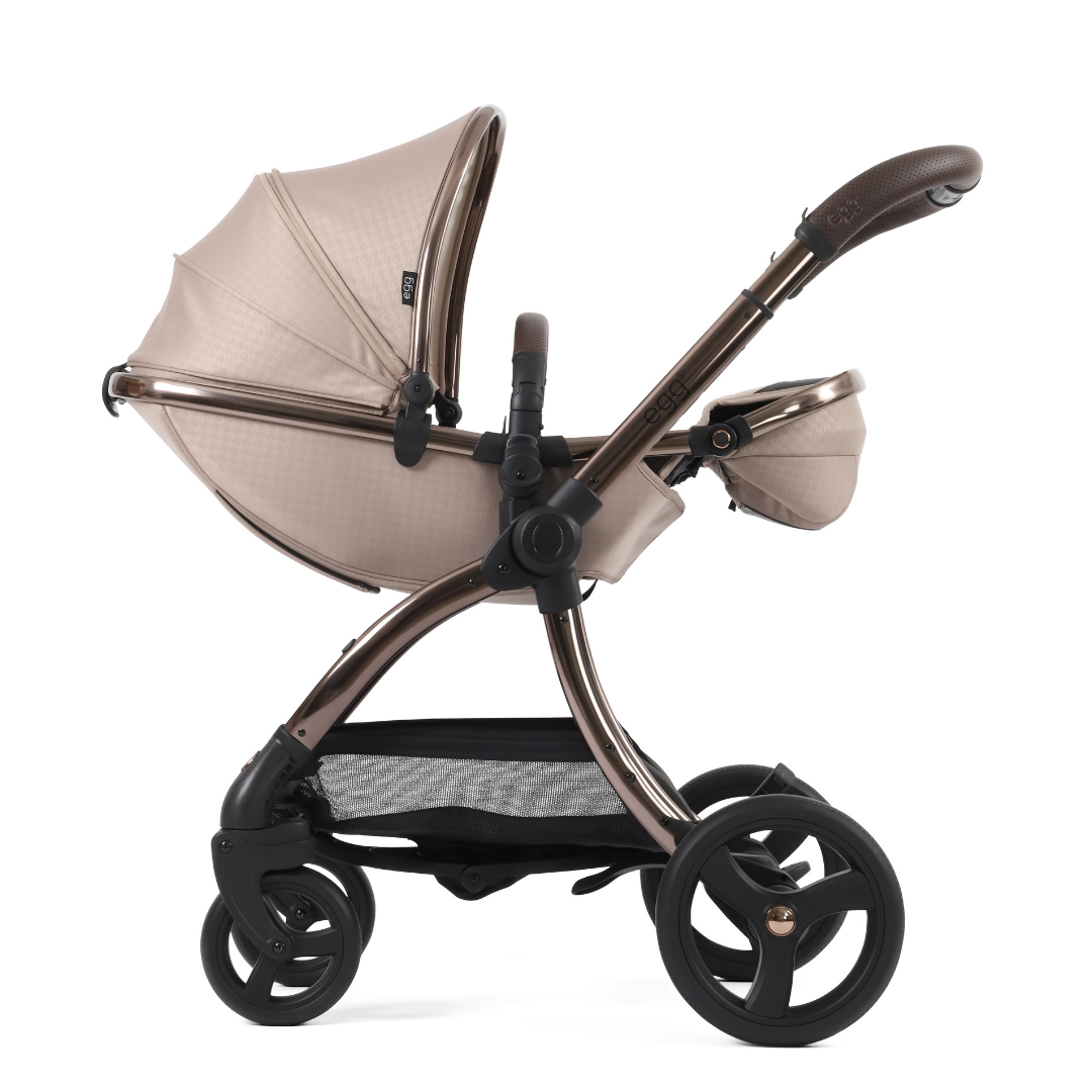 Egg3, Cybex Cloud G + Base G Travel System- Houndstooth Almond