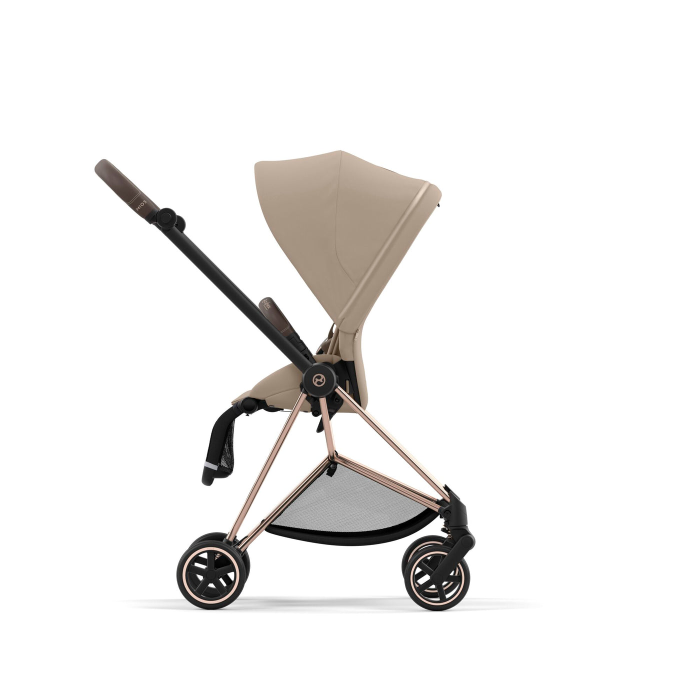 Parent facing cybex mios in new colour for 2024 cozy beige 