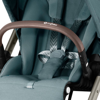 Cybex Balios S Lux Stroller- Sky Blue + Taupe