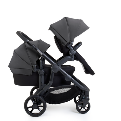 iCandy Orange 4 Cybex Cloud T + Base T Travel System- Jet + Fossil