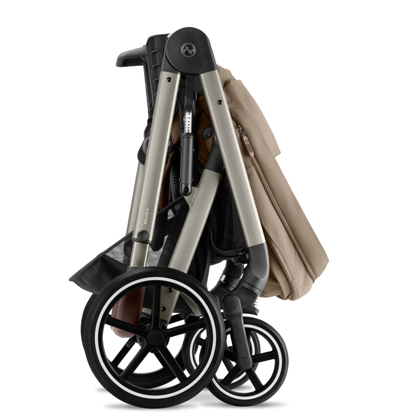 Cybex Balios S Lux Stroller- Almond Beige + Taupe