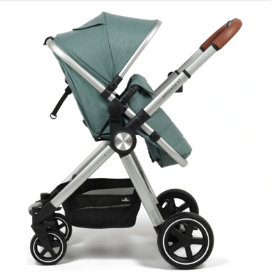 Ex-Display Panorama XT by Babylo 2-in-1 Travel System & Car Seat- Sea Green