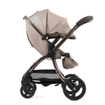 Egg3, Stroller, Carrycot + Accessories- Houndstooth Almond