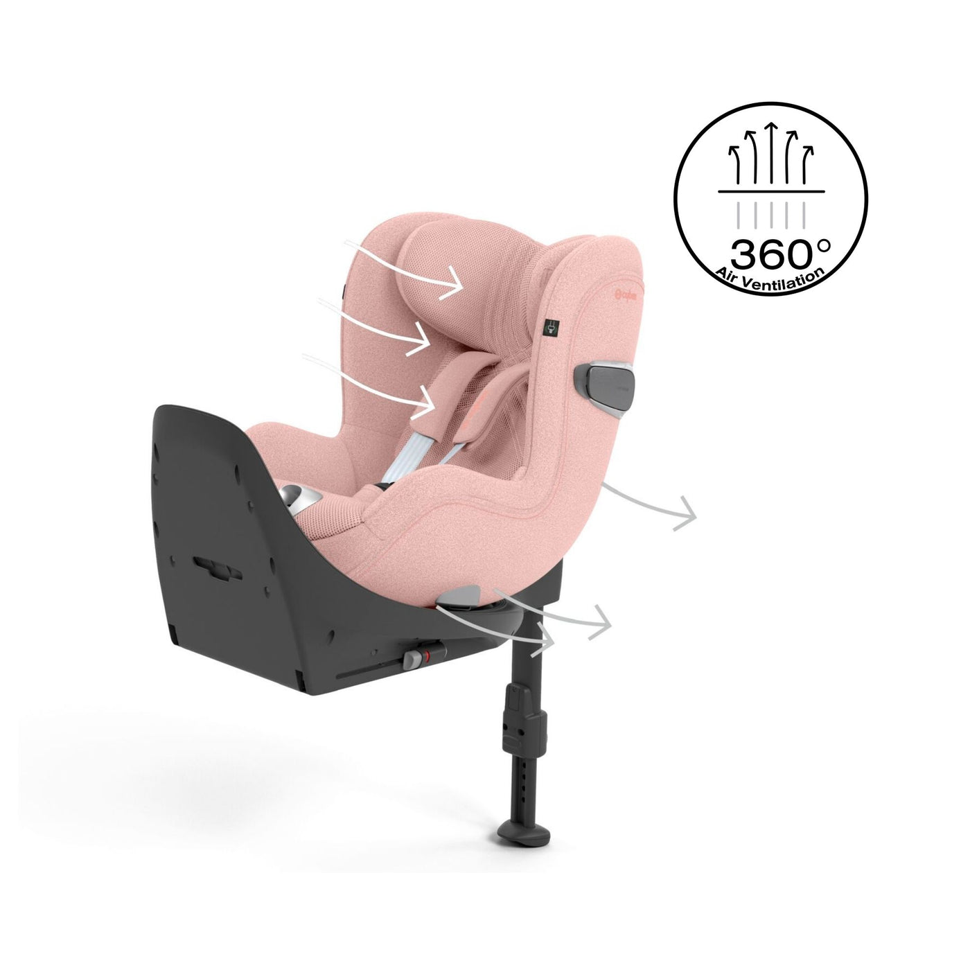 Cybex Sirona T i-Size Car Seat- Peach Pink Plus