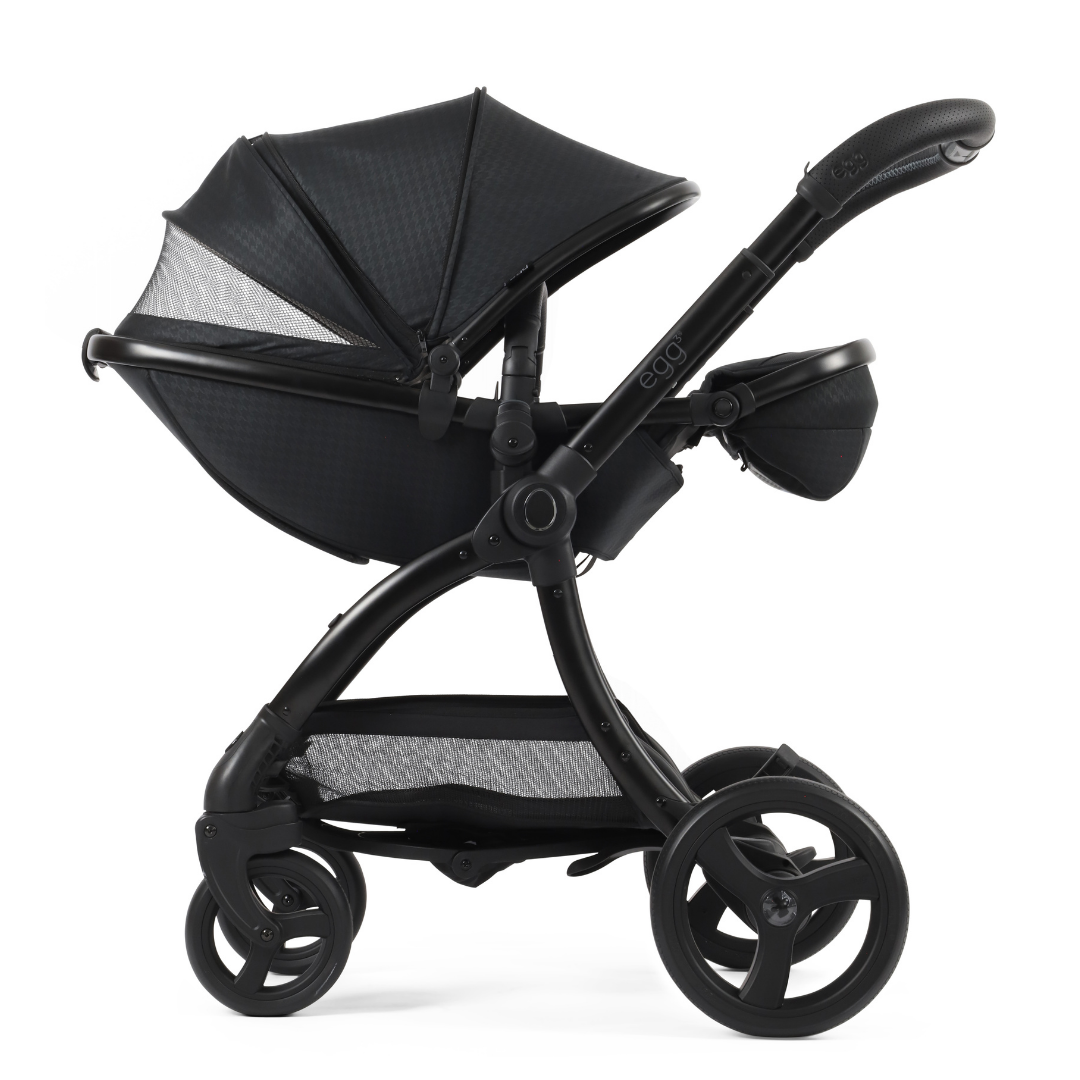 Egg3, Stroller, Carrycot & Accessories- Houndstooth Black