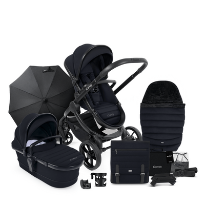iCandy Peach 7, Accessory, Cybex Cloud T + Base T Travel System- Black Edition