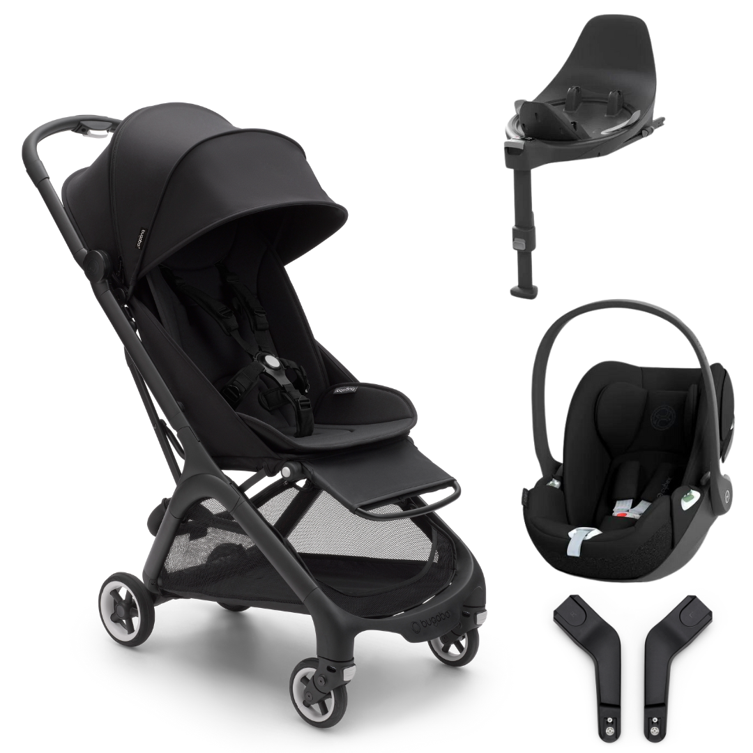 Bugaboo Butterfly Midnight Black + Cloud T Travel System