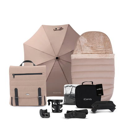 iCandy Peach 7, Accessory, Cybex Cloud T + Base T Travel System- Cookie