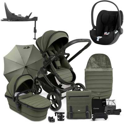 iCandy Peach 7, Accessory, Cybex Cloud T + Base T Travel System- Ivy