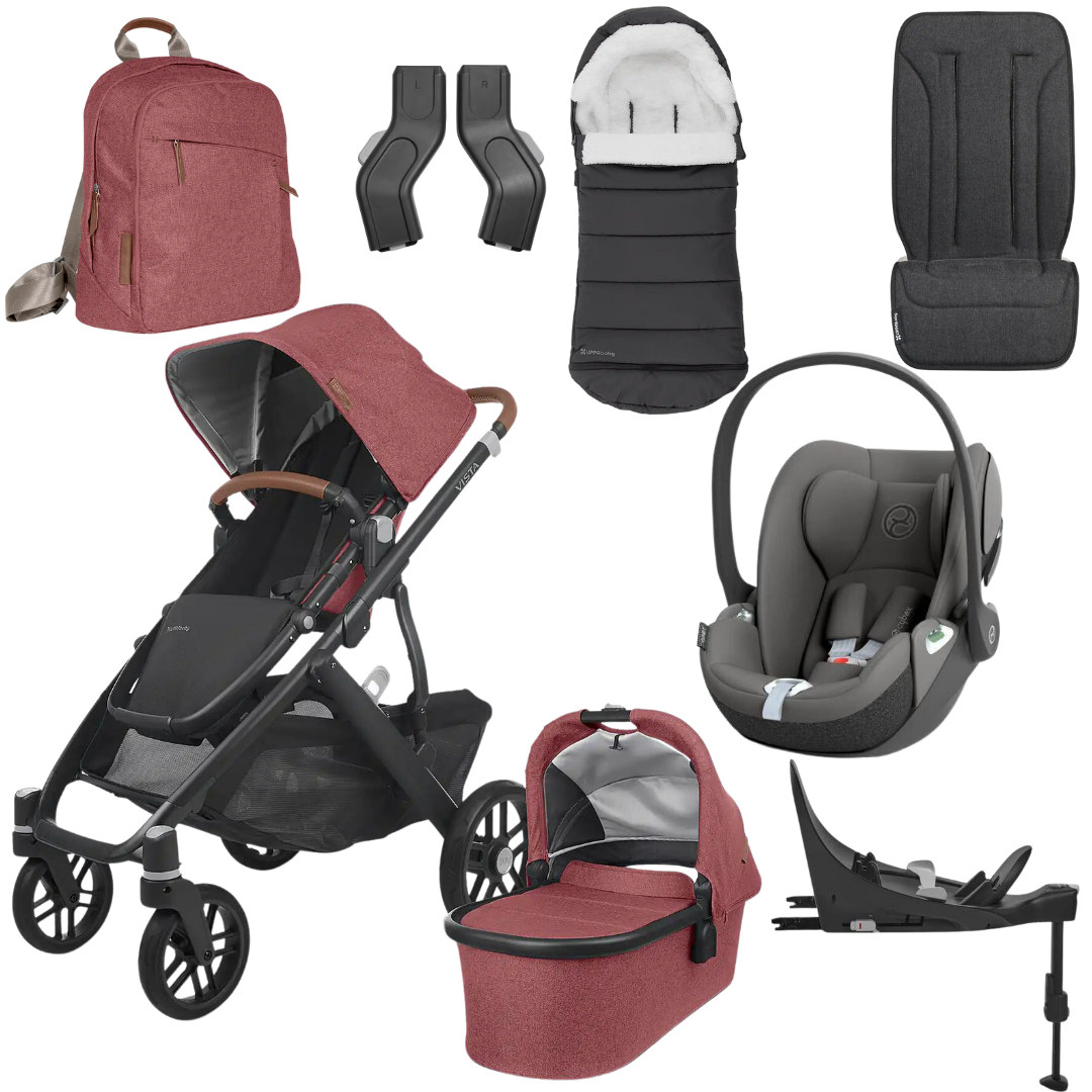 UPPAbaby Vista V2 Lucy+ Cybex Cloud T Complete Travel System