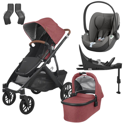 UPPAbaby Vista V2 Lucy, Cybex Cloud T & Base T Travel System