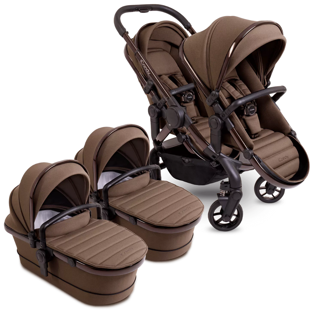 iCandy Peach 7 Pushchair + Carrycot - Twin
