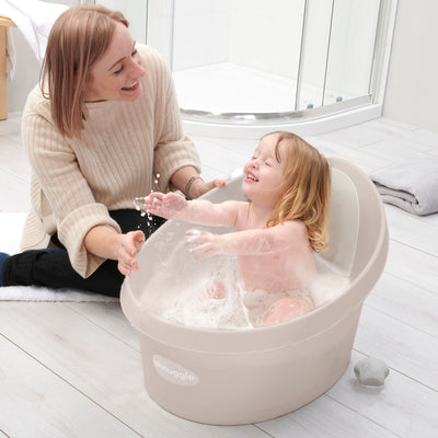 Shnuggle Toddler Bath Tub- Taupe