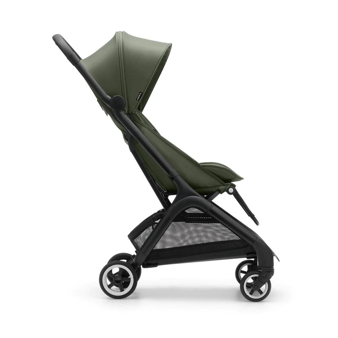 Bugaboo Butterfly + Turtle One Travel System - Black / Forest Green / Black  – Traveling Tikes