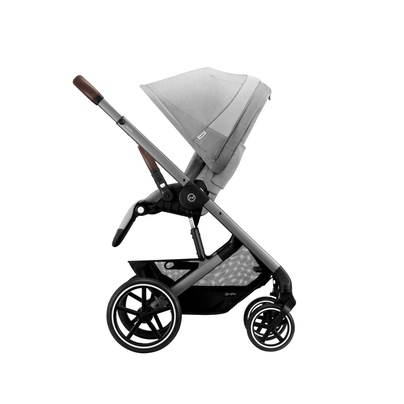 Cybex Balios S Lux Comfort Travel System- Lava Grey + Silver - Bundle Baby