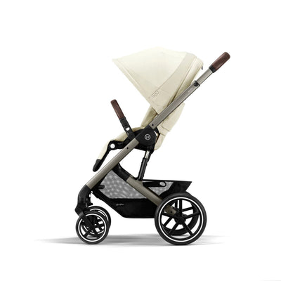 Cybex Balios S Lux Comfort Travel System- Seashell Beige + Taupe - Bundle Baby