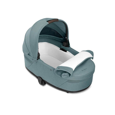 Cybex Balios S Lux Comfort Travel System- Sky Blue + Taupe - Bundle Baby