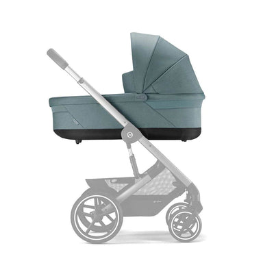 Cybex Balios S Lux Luxury Travel System- Sky Blue + Taupe - Bundle Baby