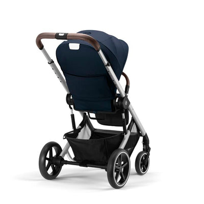 Cybex Balios S Lux Stroller- Ocean Blue + Silver - Bundle Baby