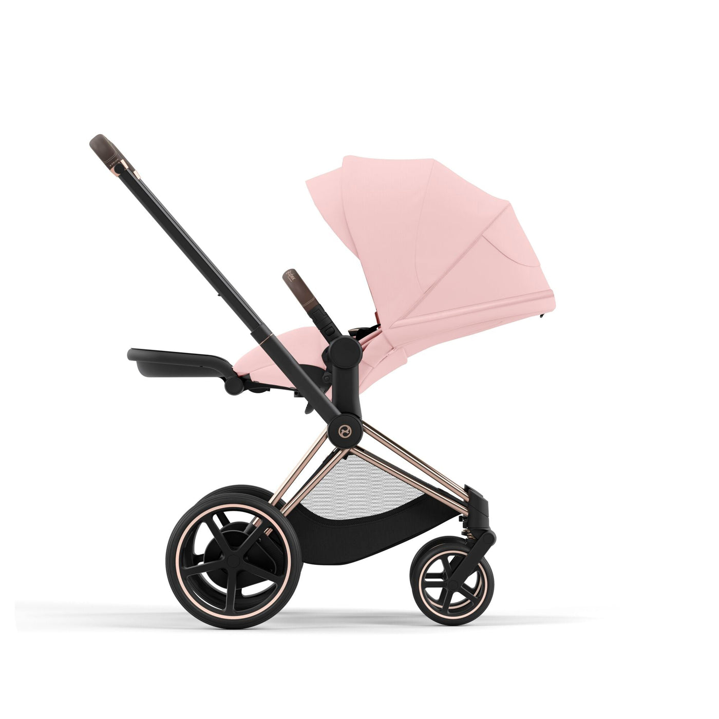 Cybex ePriam + Cloud T Travel System- Peach Pink - Bundle Baby
