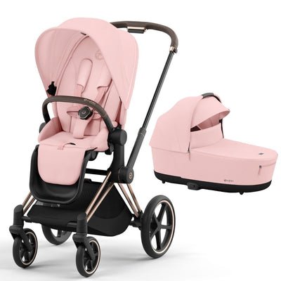 Cybex ePriam Pushchair- Peach Pink - Bundle Baby