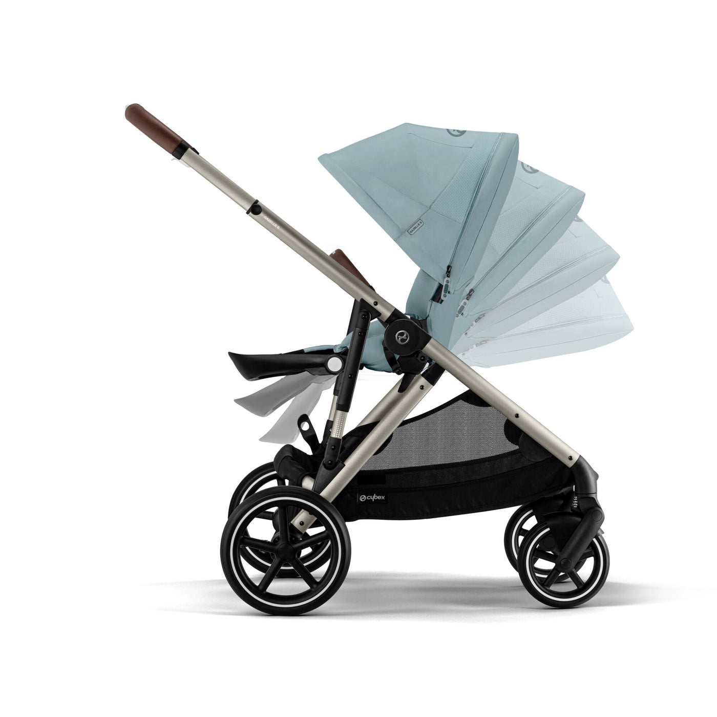 Cybex Gazelle S Luxury Travel System Bundle- Sky Blue + Taupe - Bundle Baby