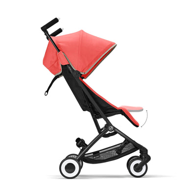 Cybex Libelle Compact Travel Stroller- Hibiscus Red - Bundle Baby