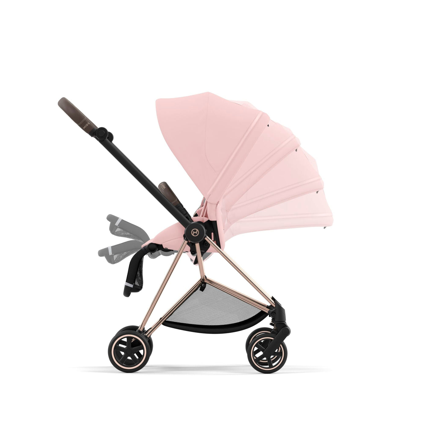 Cybex Mios + Cloud T Travel System- Peach Pink - Bundle Baby