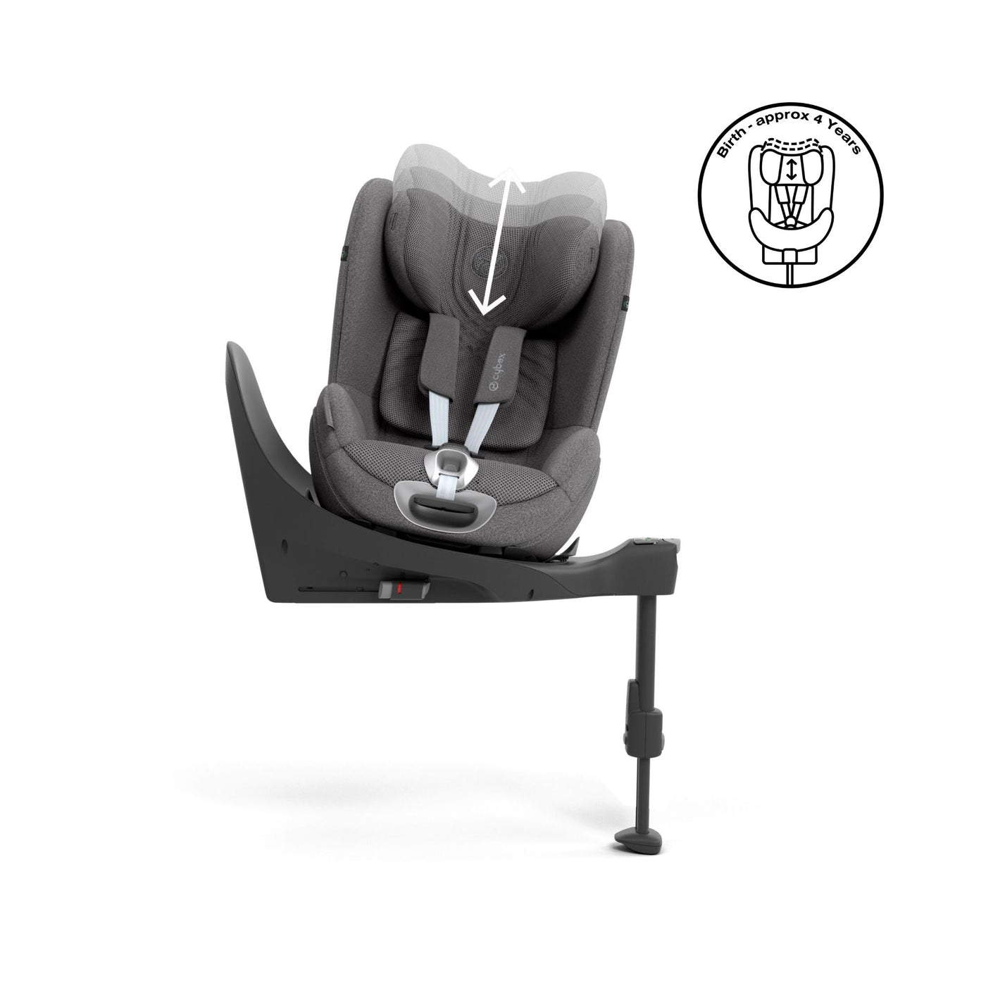 Cybex Sirona T i-Size Car Seat- Mirage Grey Plus - Bundle Baby
