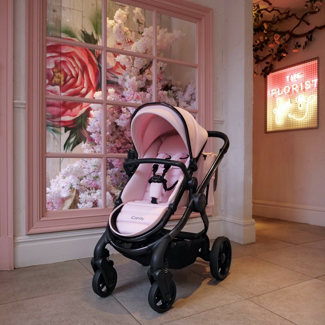 iCandy Peach 7 Pushchair, Carrycot + Accessories- Blush - Bundle Baby