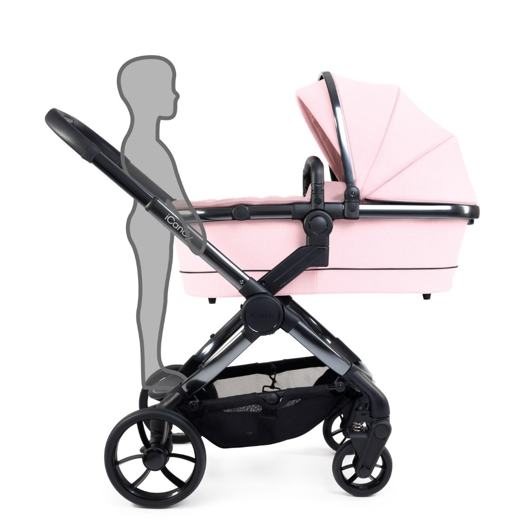 iCandy Peach 7 Pushchair + Carrycot- Blush - Bundle Baby