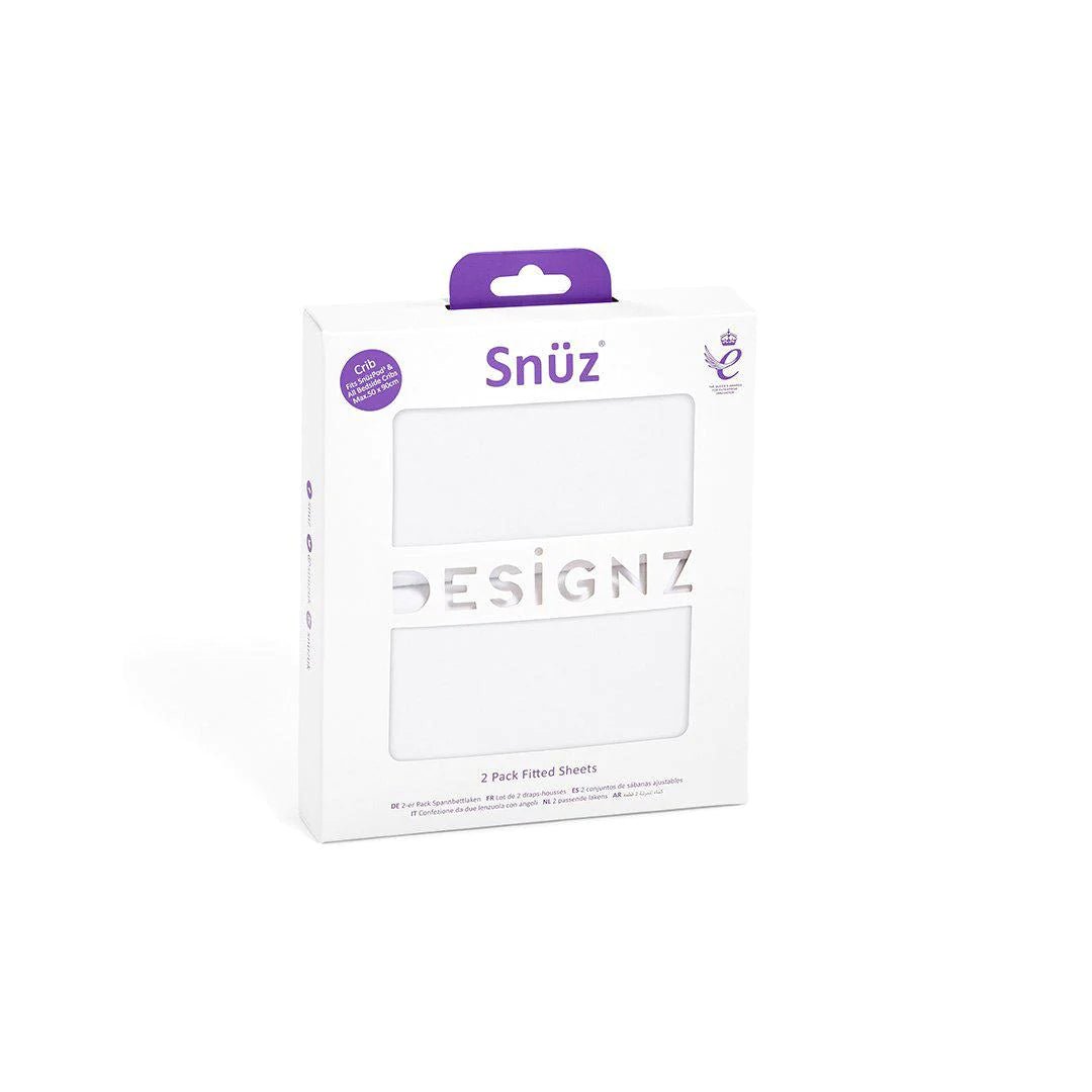 Snuz Crib Fitted Sheets 2 Pack - Bundle Baby