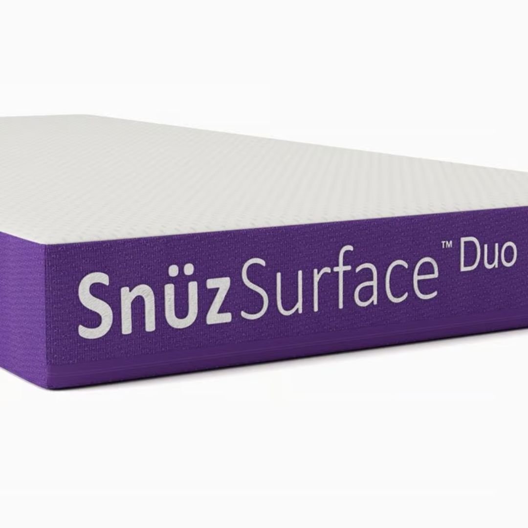 SnuzSurface Pro Adaptable Cot Bed Mattress SnuzKot (68x117cm) - Bundle Baby